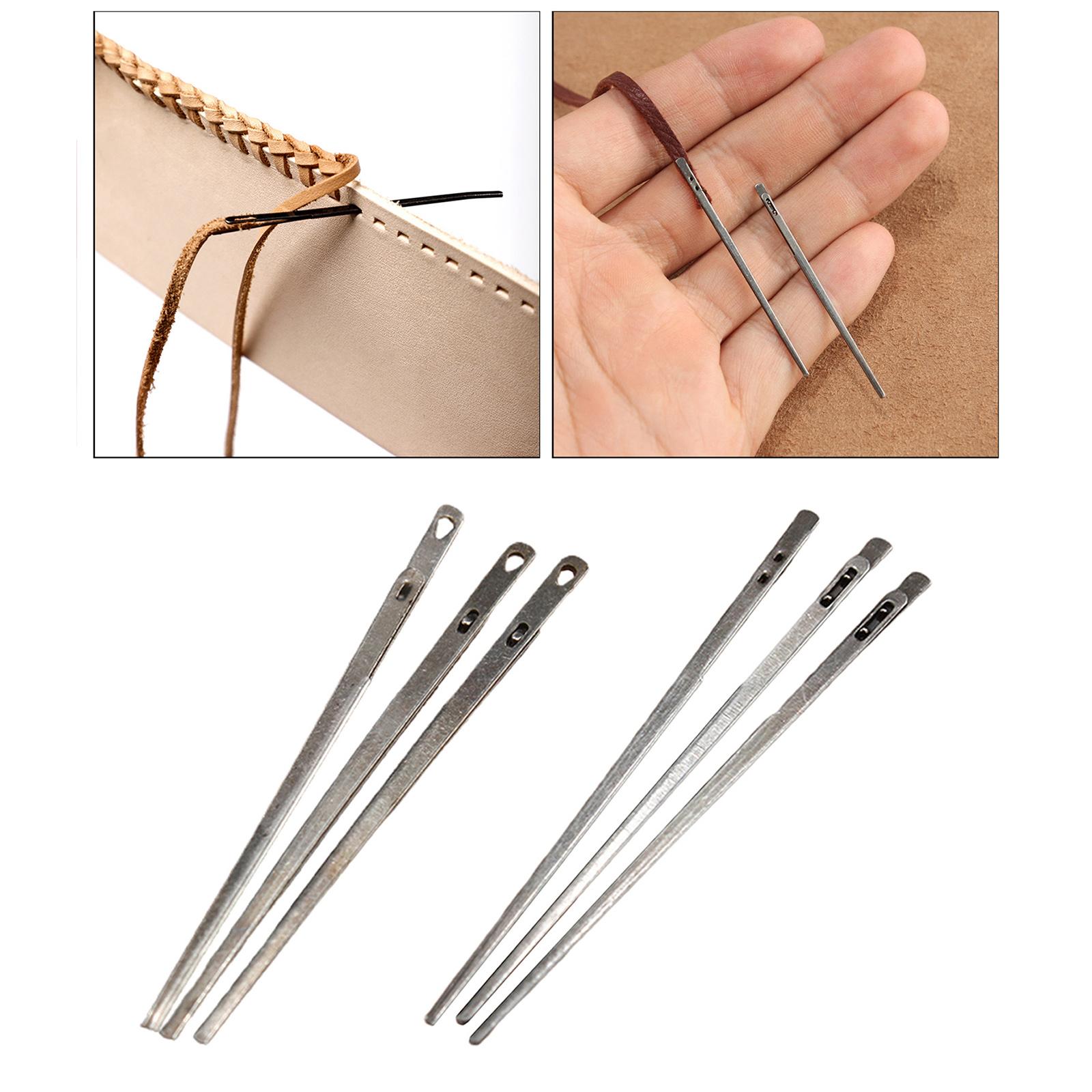 Leather Needle Heavy - เข็มเย็บผ้าแบบมือถือสำหรับงานหนัก ใช้กับงานเบาะ เบาะรถยนต์ พรม หนัง