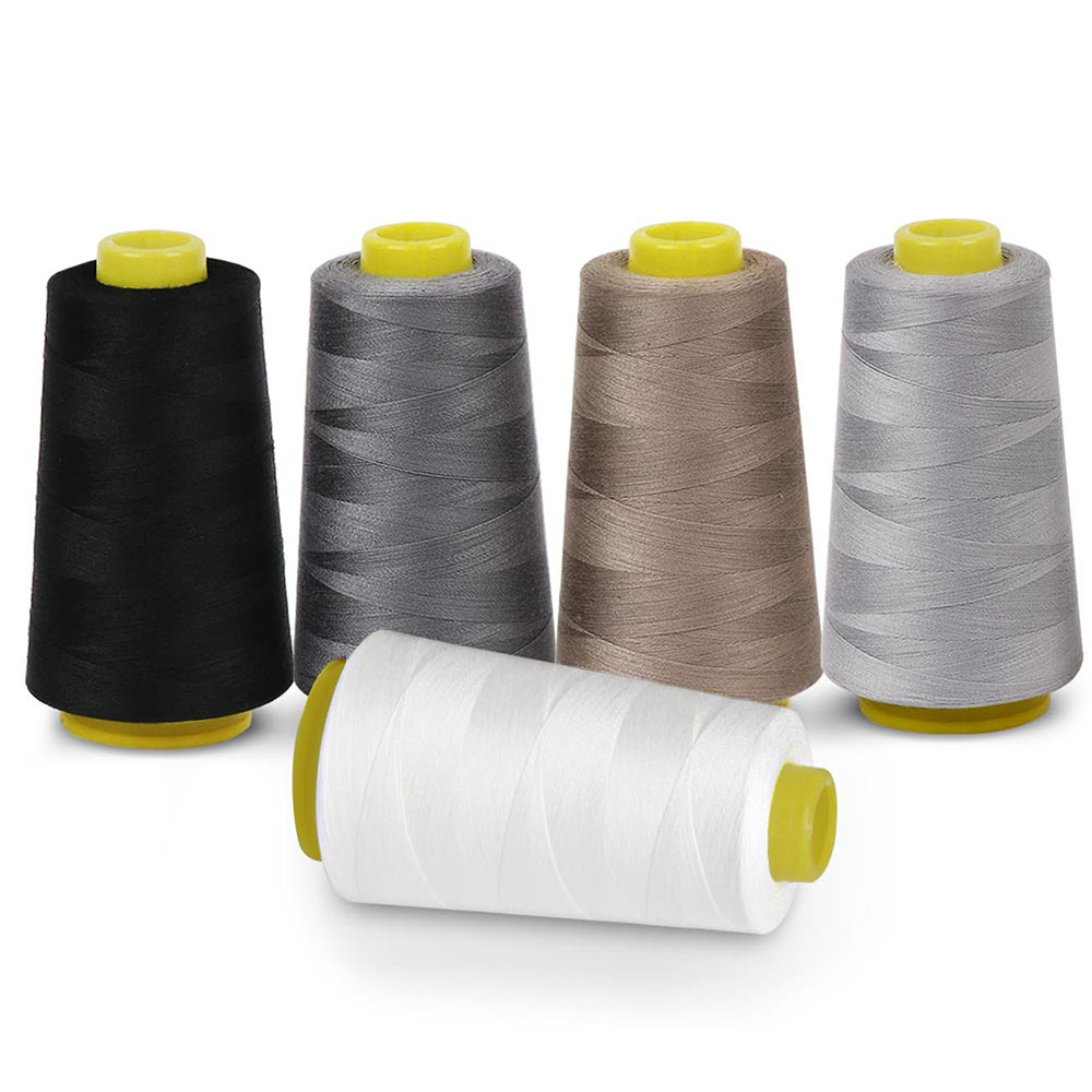 Serger Thread Cone - ด้ายเย็บผ้า 100% โพลีเอสเตอร์ Spools 2 สี