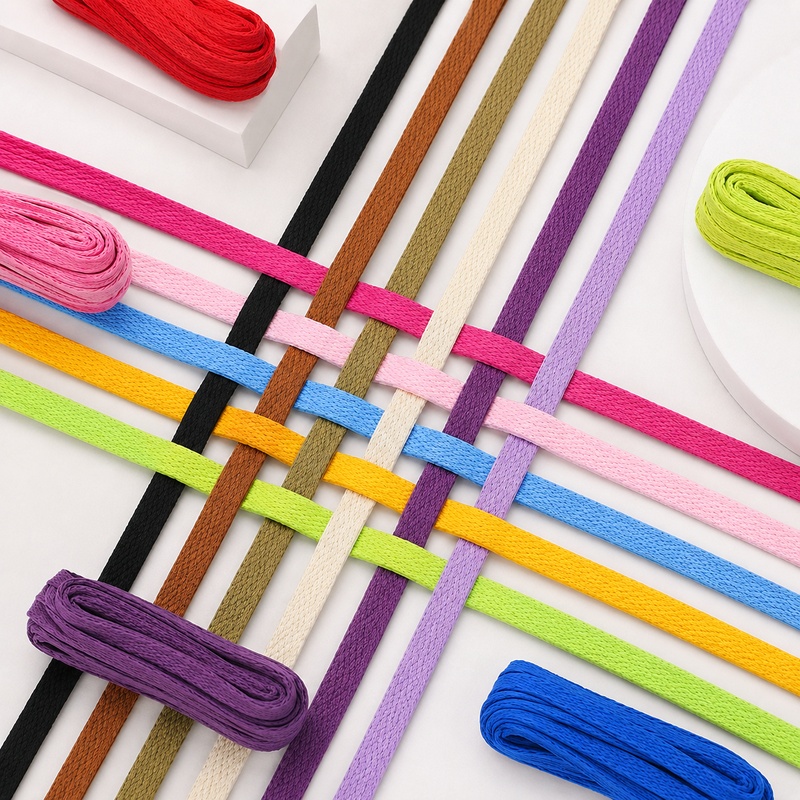 Textile And Sewing Supply - เชือกถักโพลีเอสเตอร์ขนาด 8 มม. ยาว 10/20 เมตร