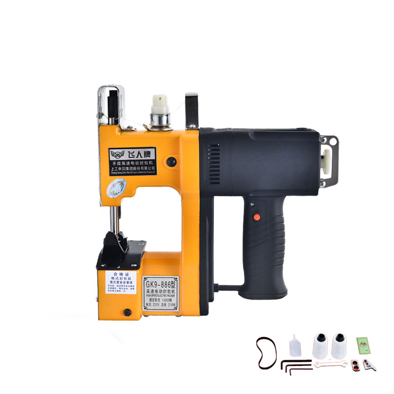 Sewing Machine In Textile Industry - จักรเย็บผ้าไฟฟ้าแบบพกพาสำหรับอุตสาหกรรมสิ่งทอ GK9-886 สำหรับปิดผนึกถุงผ้าทอ บรรจุภัณฑ์อัตโนมัติ ความเร็วสูง สำหรับงานเย็บเสื้อผ้าที่บ้าน