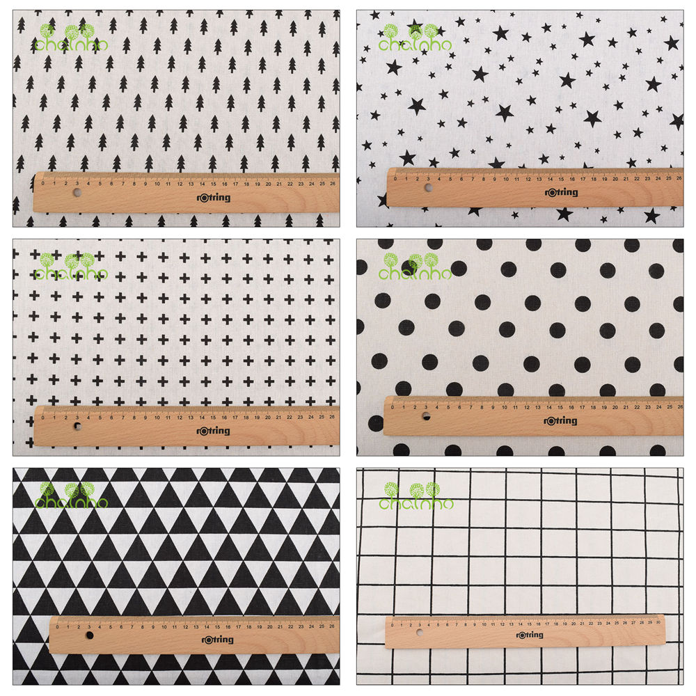 Sewing Geotextile Fabric - Chainho, ผ้าฝ้ายลินินพิมพ์ลาย, วัสดุสำหรับงานเย็บปัก DIY, โซฟา, ผ้าปูโต๊ะ,