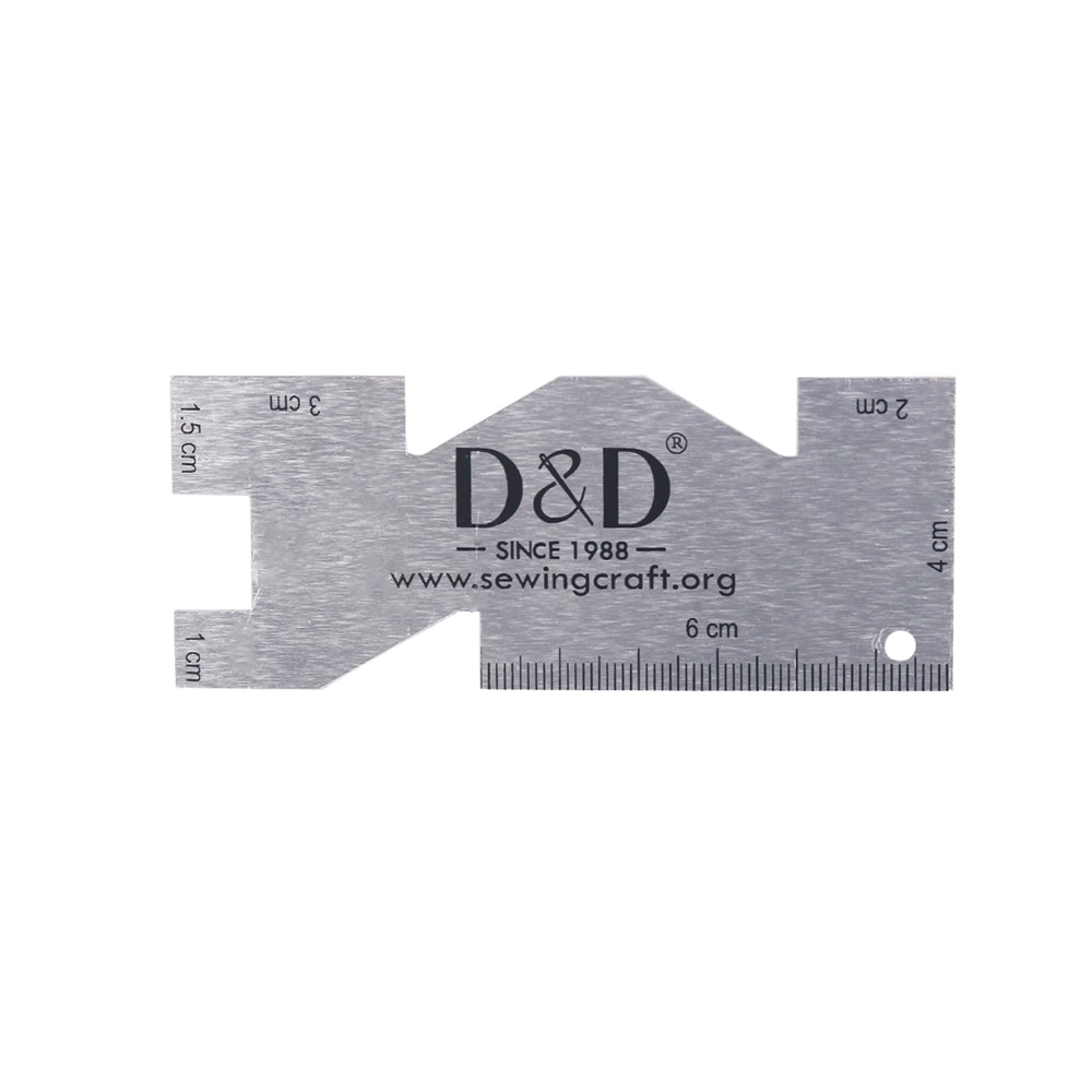 Sewing Gauge Ruler - เกจวัดโลหะไม้บรรทัดควิลท์คุณภาพสูงไม้บรรทัดสำหรับเย็บปะติดปะต่อกันอุปกรณ์เสริมสำหรับเครื่องมือตัดเย็บ