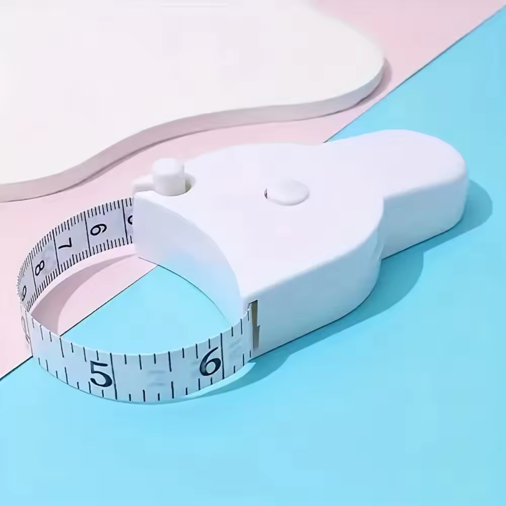 Sewing Gauge Ruler - เทปวัดตัวอัตโนมัติแบบยืดหดได้ เทปวัดตัว เทปวัดขนาดสำหรับงานเย็บผ้า เครื่องมือวัดเซนติเมตร เทปวัดตัวสีขาว