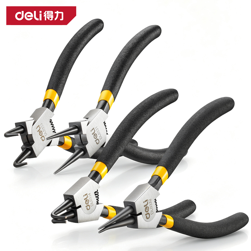 Snap Button Plier - ชุดคีมวงแหวน 5 นิ้ว ยี่ห้อ Deli คีมปากยาว