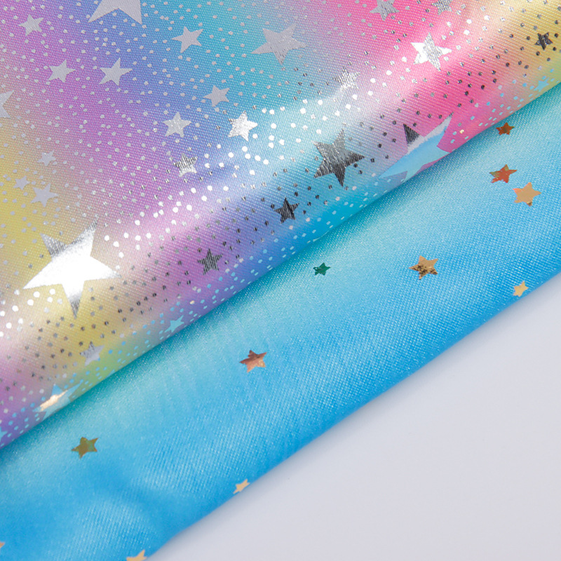 Sewing Tie Dye - ไล่โทนสี Starry Rainbow Tie Dye ผ้าสําหรับชุดกระโปรงกระเป๋าเดินทางกระเป๋าตกแต่งเย็บผ้า