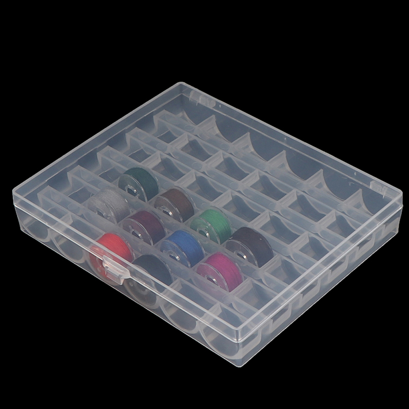 Bobbin Organizer Box - 1 PC 36 Spools Empty Bobbins
