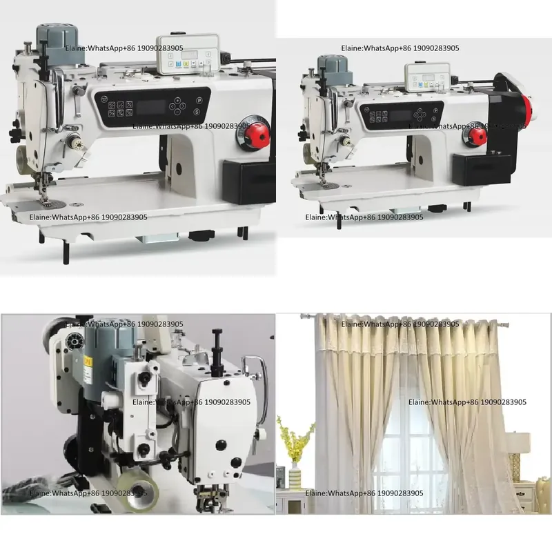 Sewing Machine In Textile Industry - จักรเย็บผ้าอุตสาหกรรมรุ่น QK-GS996-PDL สำหรับเย็บผ้าม่านแบบโซ่ดึงต่างระดับ สำหรับงานสิ่งทอภายในบ้าน