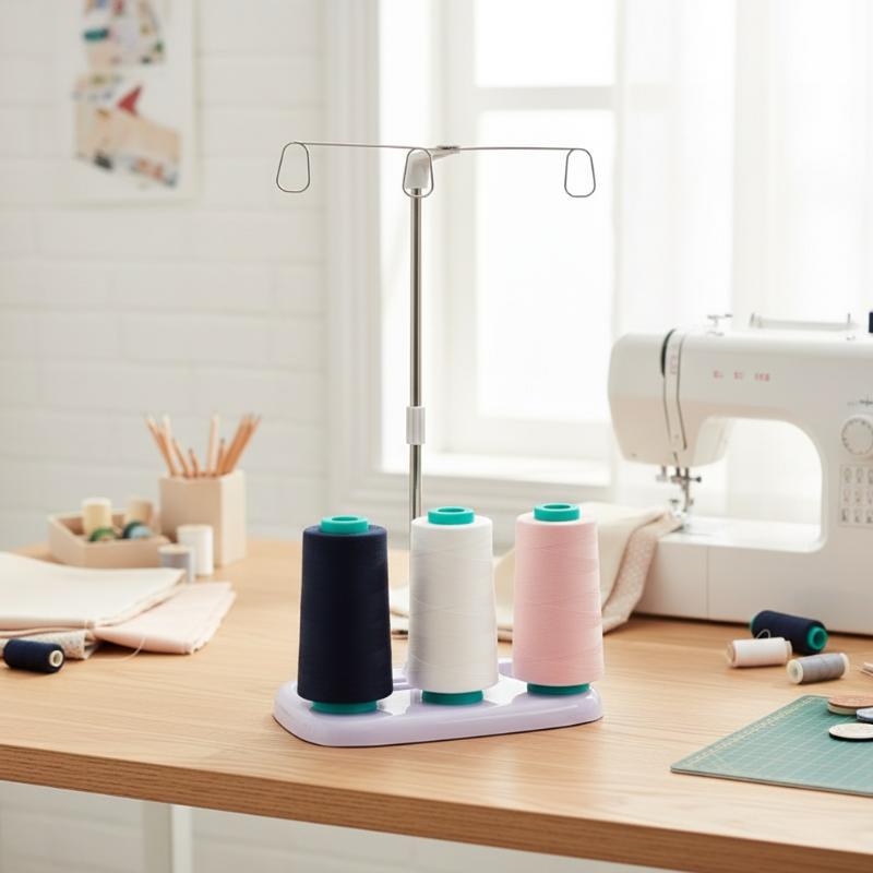 Serger Thread Cone - ที่วางหลอดด้ายพลาสติกทรงกรวยสำหรับจักรเย็บผ้า เครื่องเย็บริมผ้า และจักรโอเวอร์ล็อค - ชั้นวางด้ายสำหรับใช้ในบ้านและอุตสาหกรรม