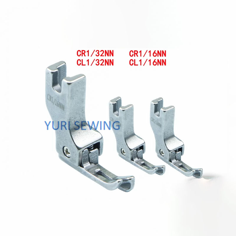 Sewing Front Zipper - CR1/CL1 32NN/16NN ทั้งหมด-เหล็กด้านหน้าและด้านหลังด้านบนซิปแคบสูงและต่ำ lockstitch เท้าเครื่องเย็บผ้าอุตสาหกรรม