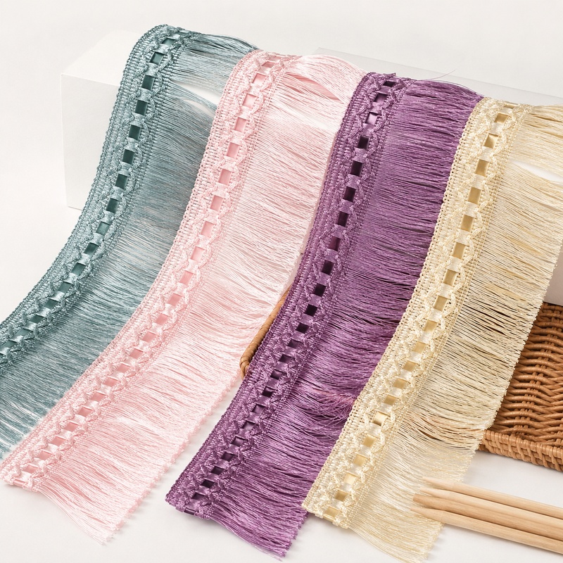 Textile And Sewing Supply - ริบบิ้นผ้าไนลอนขนาด 2-10 เมตร ความกว้าง 10 ซม.