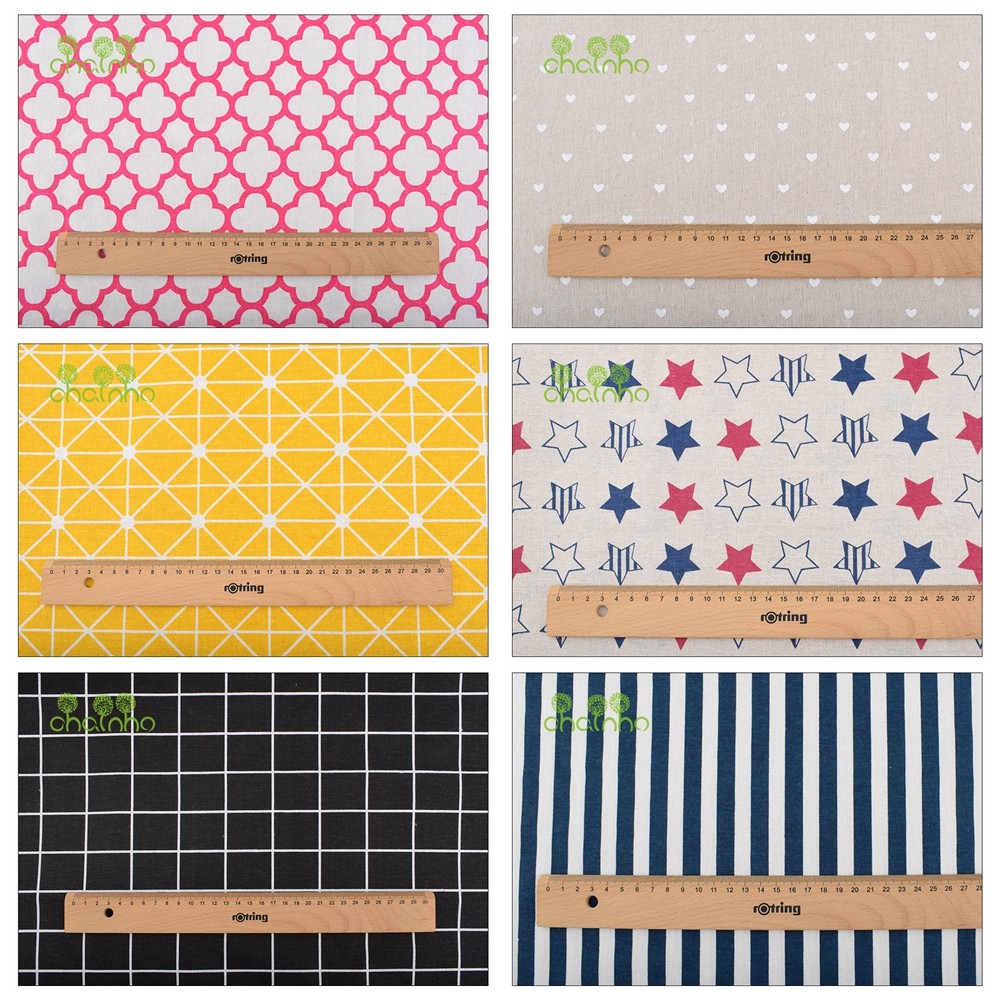 Chainho, ผ้าฝ้ายลินินพิมพ์ลาย, - Sewing Geotextile Fabric บทวิจารณ์และราคา