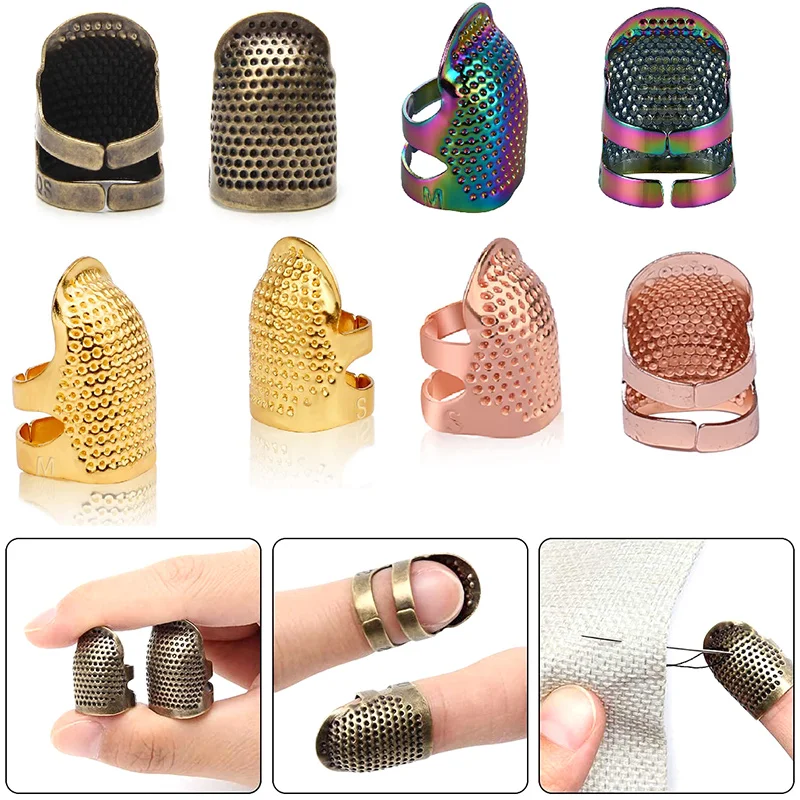 1-3PCS เย็บ Thimble มือเย็บ Th - Sewing Thimble Metal บทวิจารณ์และราคา