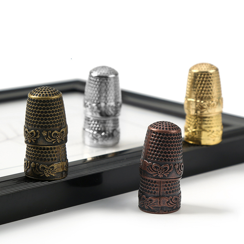 แหวนปลอกนิ้วแบบโบราณที่ป้องกัน - Sewing Thimble Metal บทวิจารณ์และราคา