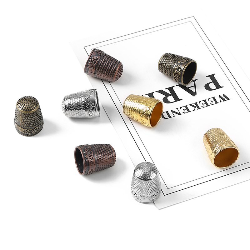 แหวนปลอกนิ้วแบบโบราณที่ป้องกัน - Sewing Thimble Metal บทวิจารณ์และราคา