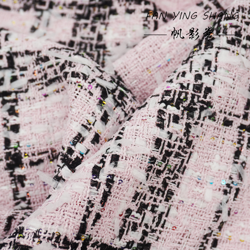 ผ้าทวีดลายสก็อตสีชมพูคลาสสิกปร - Sewing Tweed บทวิจารณ์และราคา