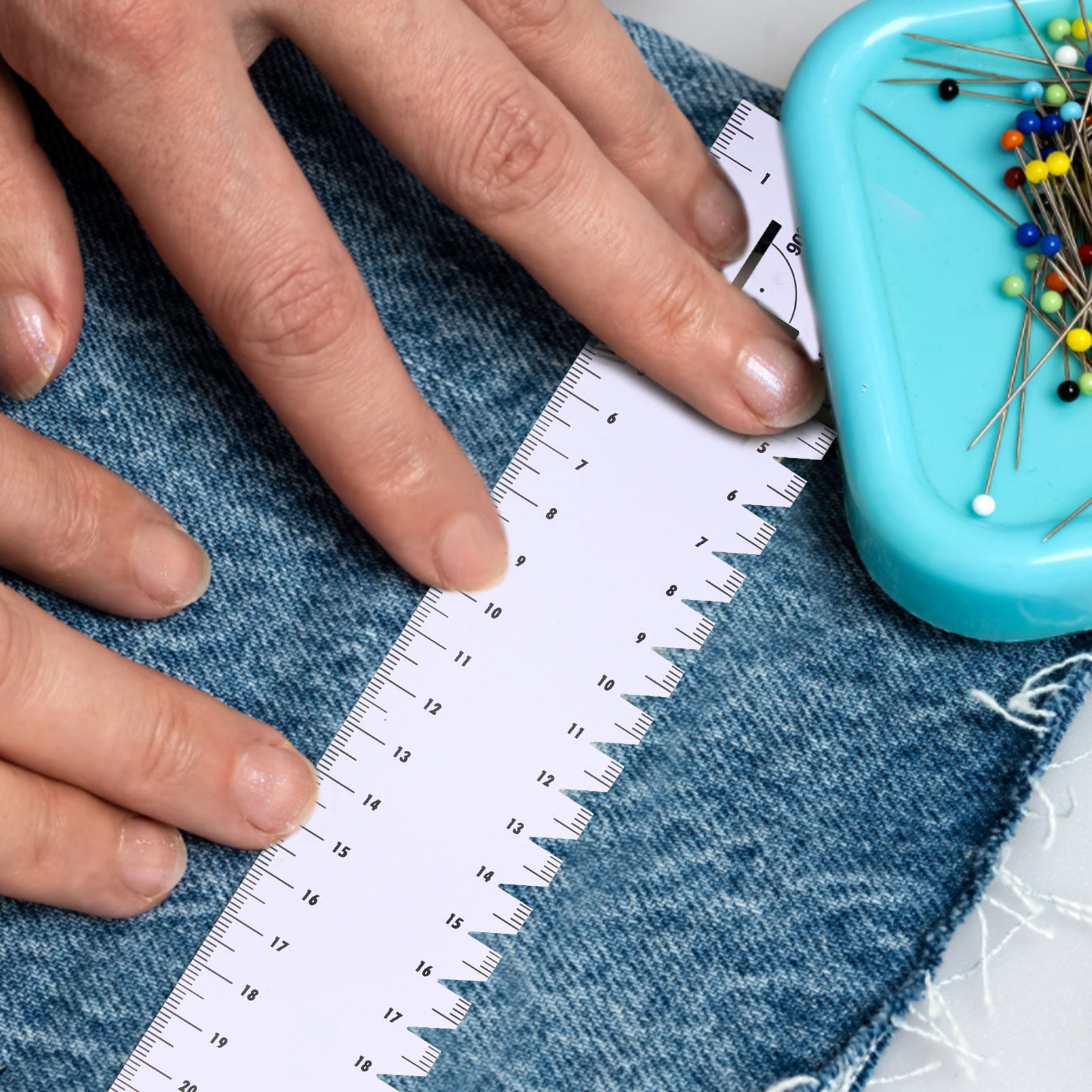 ไม้บรรทัดสำหรับงานควิลท์ระดับม - Sewing Gauge Ruler บทวิจารณ์และราคา