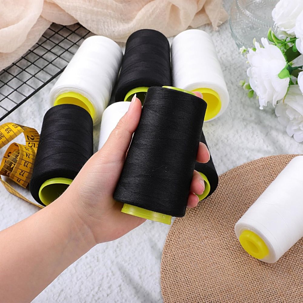 ด้ายเย็บผ้าโพลีเอสเตอร์ 100% แ - Serger Thread Cone บทวิจารณ์และราคา