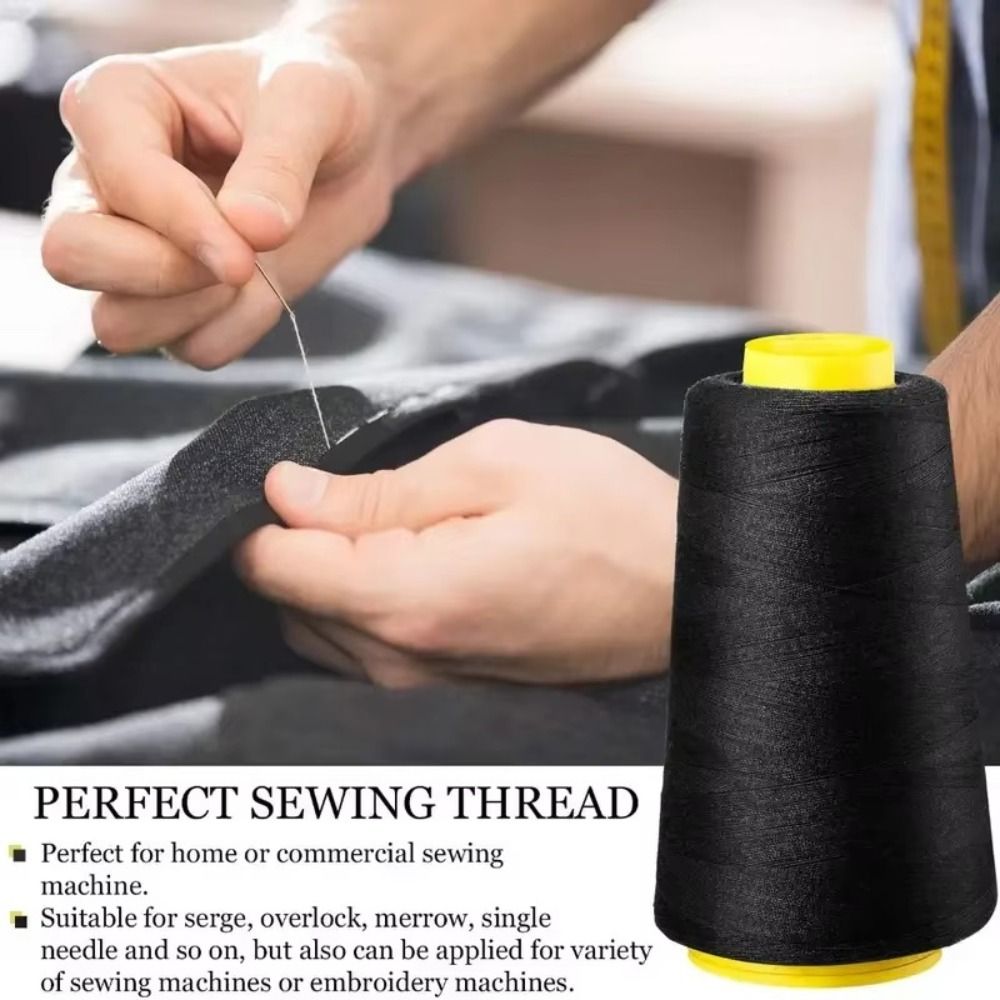 ด้ายเย็บผ้าโพลีเอสเตอร์ 100% แ - Serger Thread Cone บทวิจารณ์และราคา