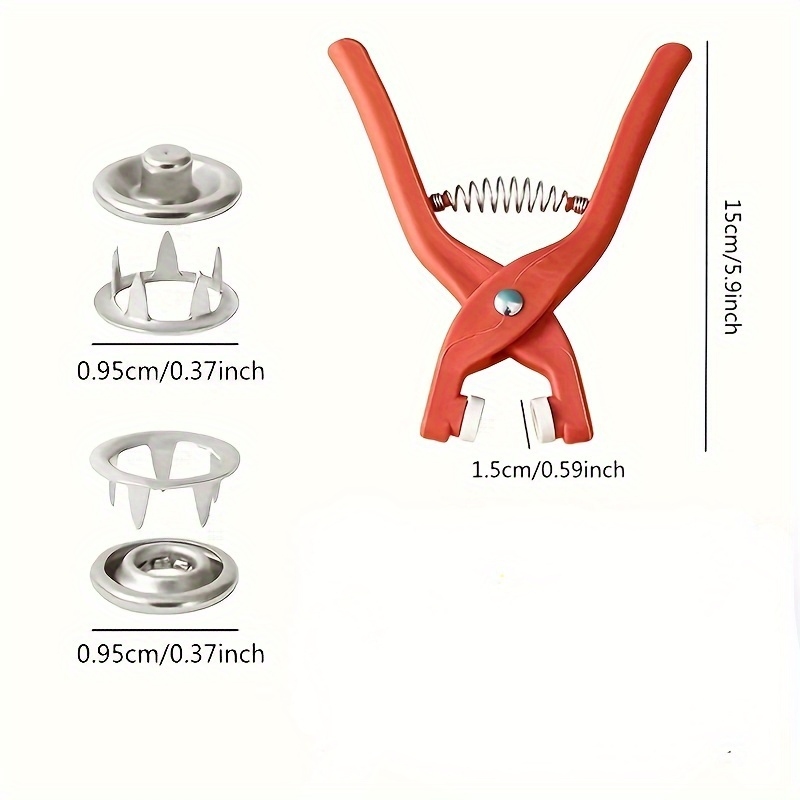 ชุดคีมยึดกระดุมแบบใช้มือ 50 ชุ - Snap Button Plier บทวิจารณ์และราคา