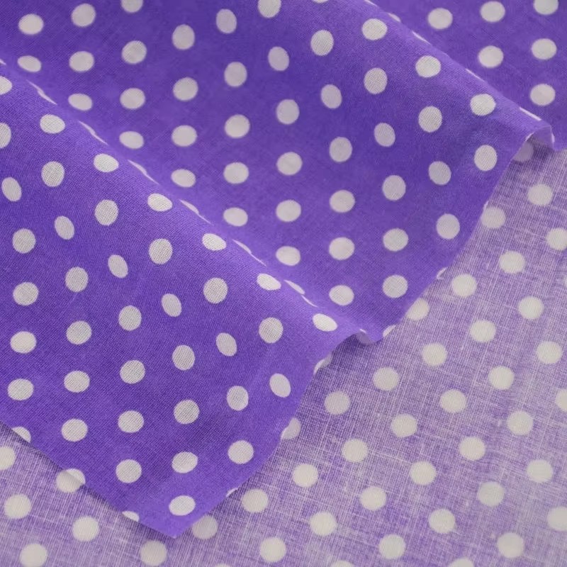ผ้าคอตตอนพิมพ์ลายจุดสีส้มสีขาว - Sewing Textiles บทวิจารณ์และราคา