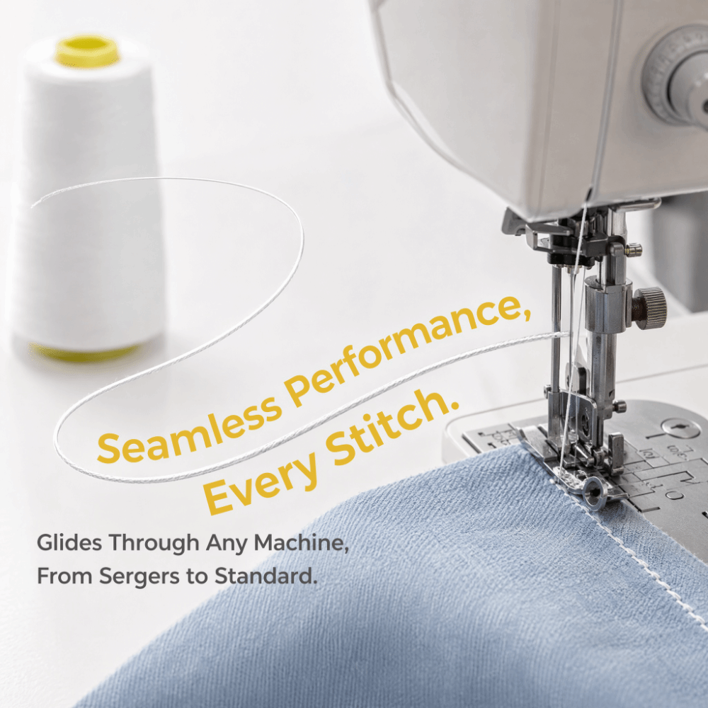 4 ม้วน แต่ละม้วนยาว 3000 หลา ด - Serger Thread Cone บทวิจารณ์และราคา