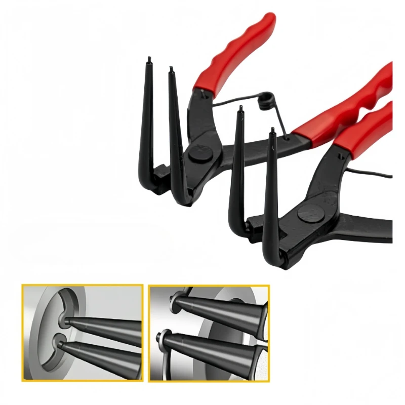180 °   คีมงัดแหวนล็อคแบบงอ คี - Snap Button Plier บทวิจารณ์และราคา