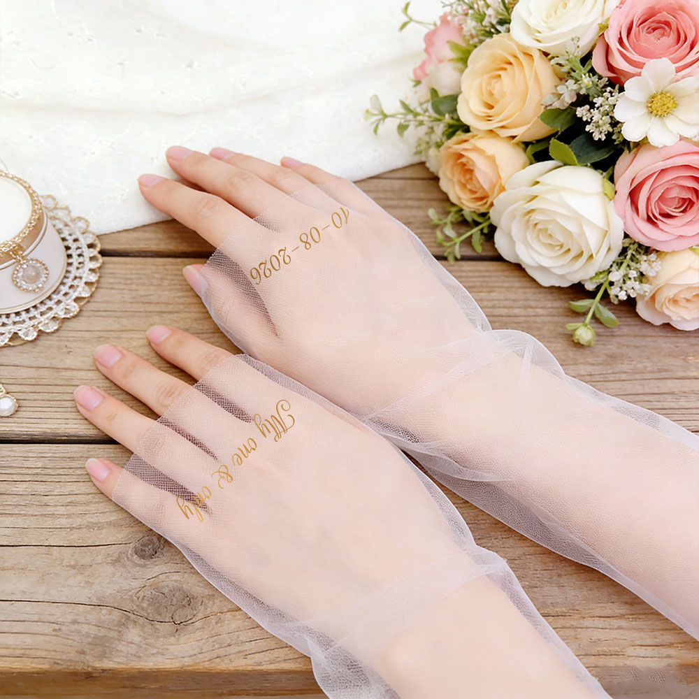 ถุงมือเจ้าสาวตาข่ายยาวแบบปรับแ - Sewing Textiles บทวิจารณ์และราคา