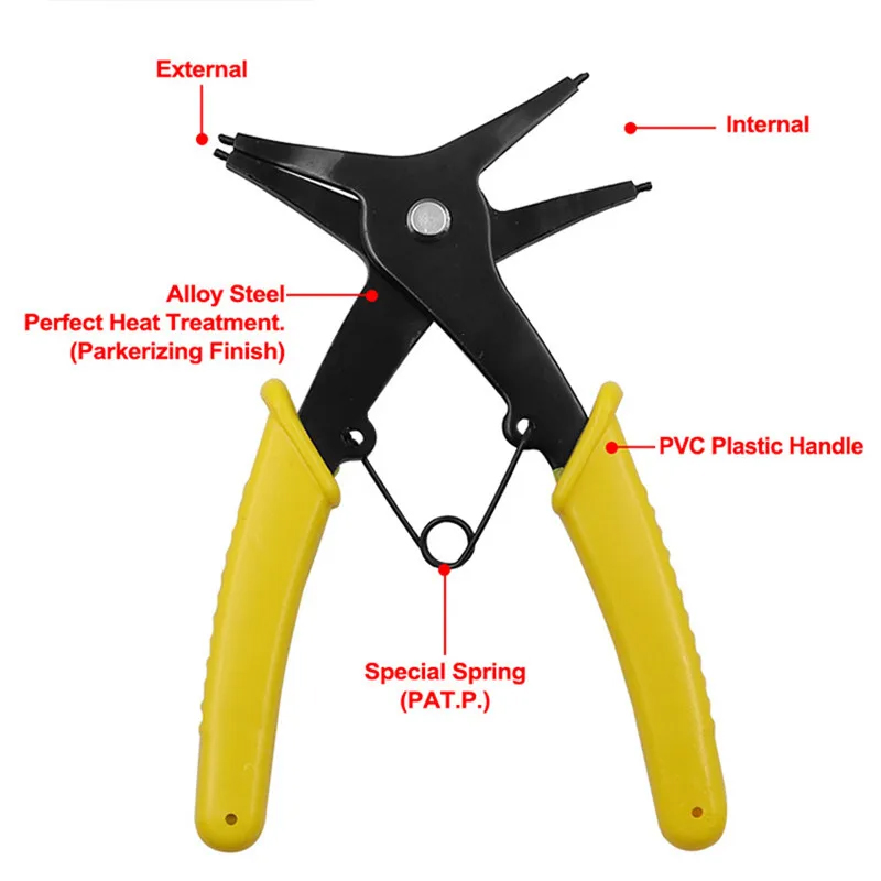 2 in 1 Snap Ring Plier 4 Way T - Snap Button Plier บทวิจารณ์และราคา