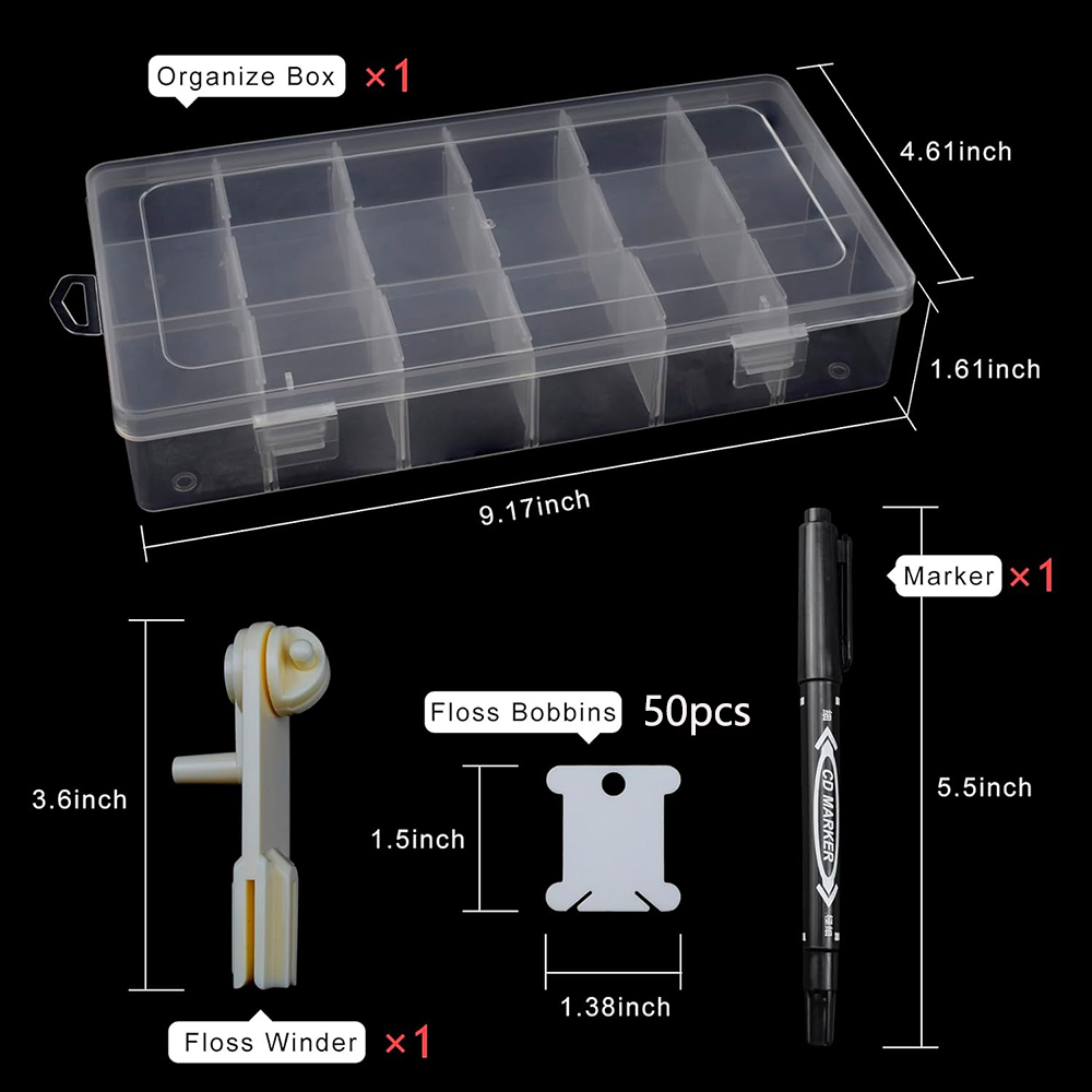 กล่องเก็บไหมปักผ้า 18 ช่อง พร้ - Bobbin Organizer Box บทวิจารณ์และราคา
