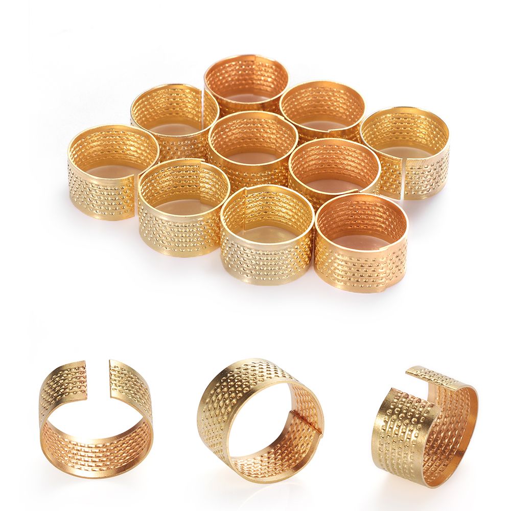 บ้าน DIY Handworking อุปกรณ์เย - Sewing Thimble Metal บทวิจารณ์และราคา