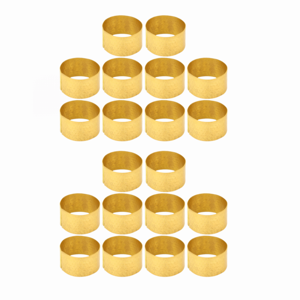 20 ชิ้น ปลอกนิ้วปรับระดับได้สไ - Sewing Thimble Metal บทวิจารณ์และราคา