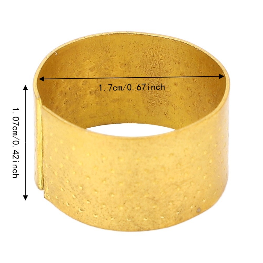 20 ชิ้น ปลอกนิ้วปรับระดับได้สไ - Sewing Thimble Metal บทวิจารณ์และราคา