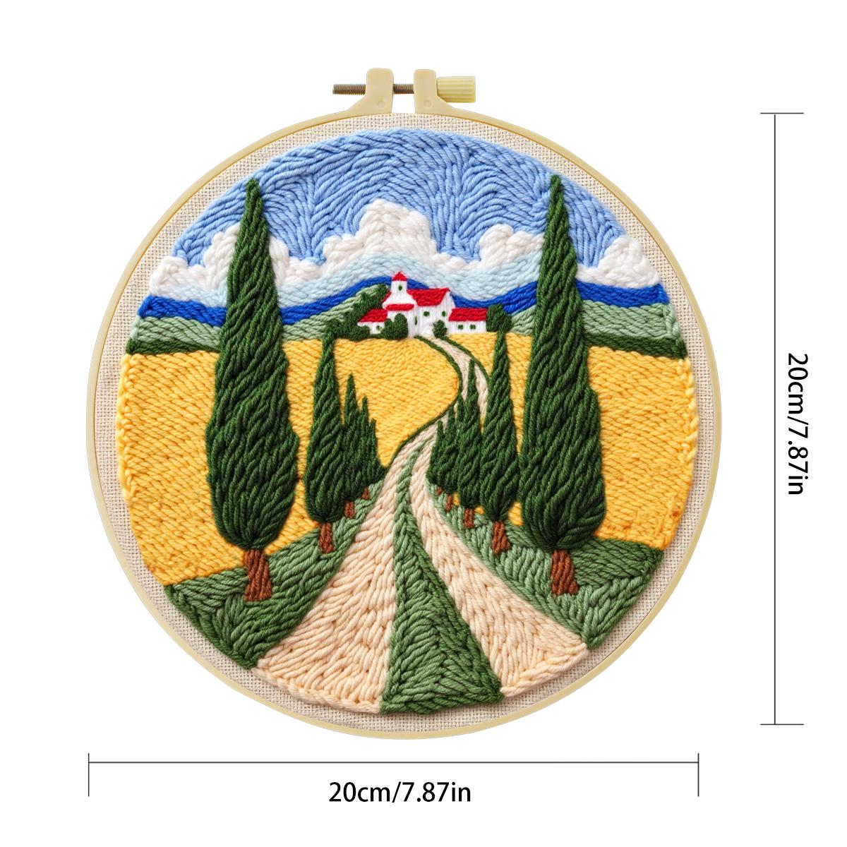 ชุดปักผ้าแบบ Punch Needle ขนาด - Is Sewing Textile Art บทวิจารณ์และราคา