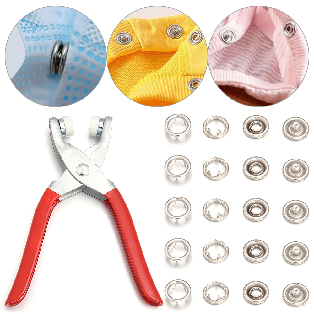 ชุด 50 ชิ้น กระดุมแป๊กสแตนเลส  - Snap Button Plier บทวิจารณ์และราคา