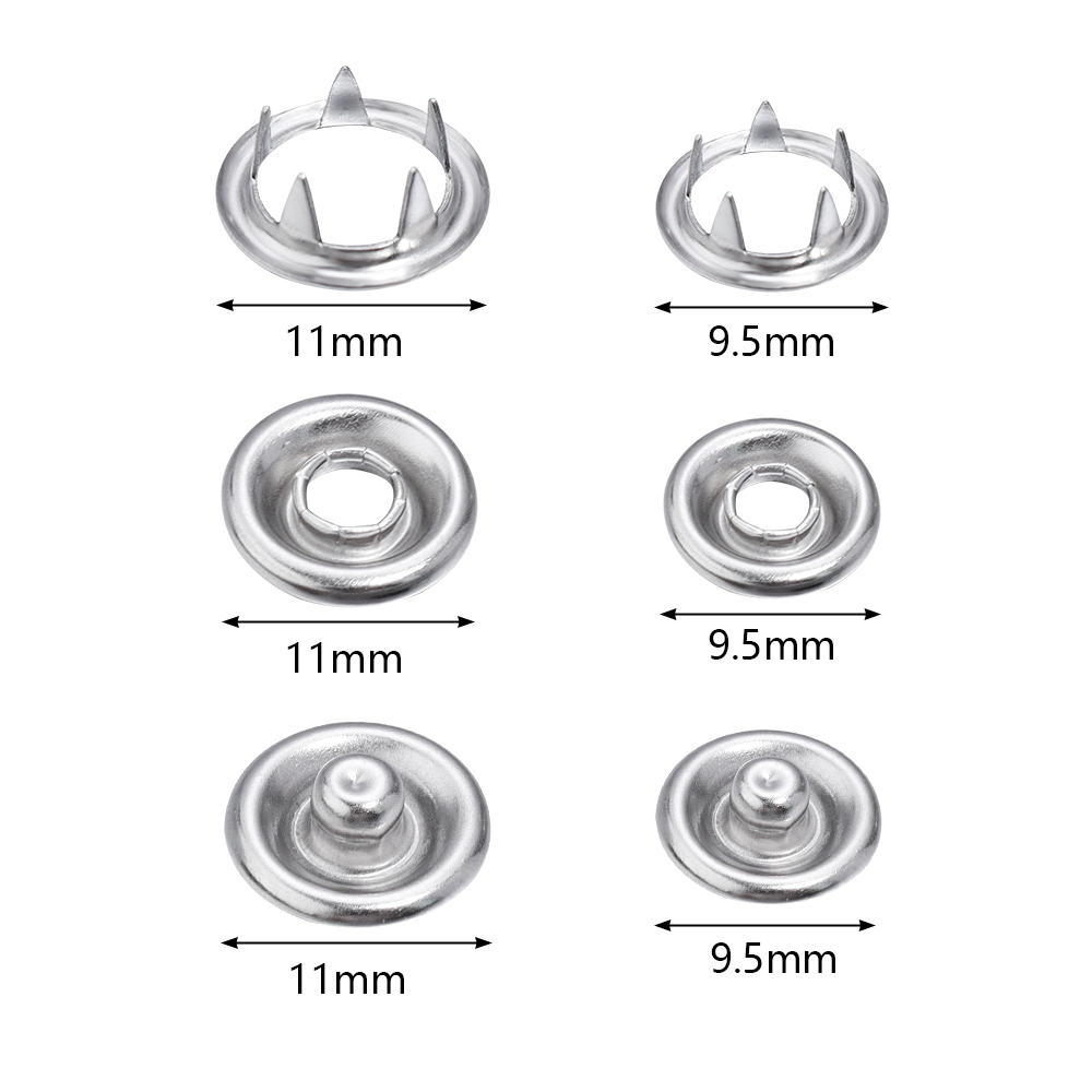 ชุด 50 ชิ้น กระดุมแป๊กสแตนเลส  - Snap Button Plier บทวิจารณ์และราคา
