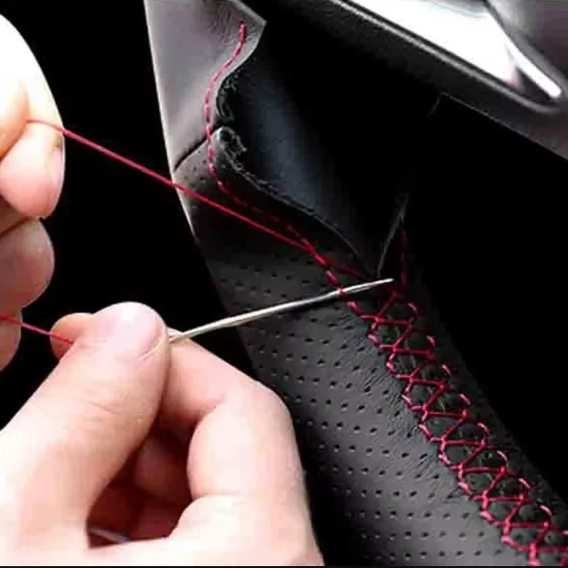 ปลอกหุ้มพวงมาลัยรถยนต์หนังเย็บ - Sewing Gt บทวิจารณ์และราคา