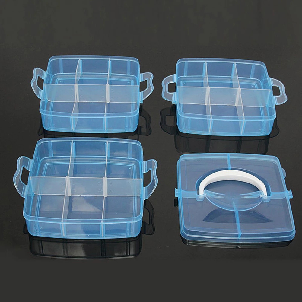 3ชั้น18ช่องพลาสติกเย็บปักถักร้ - Bobbin Organizer Box บทวิจารณ์และราคา