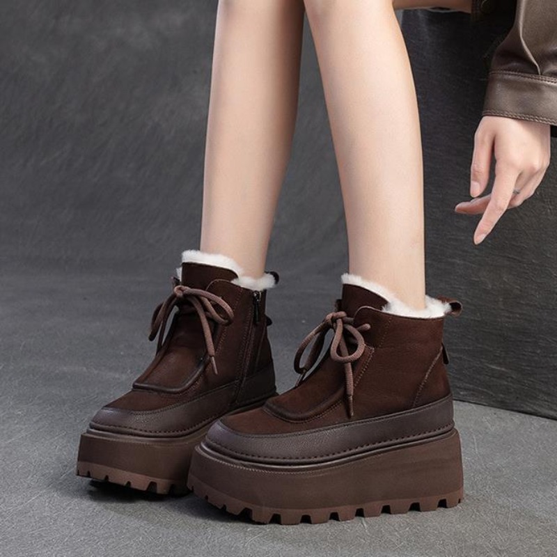 รองเท้าบูทหิมะฤดูหนาวสไตล์เรโท - Sewing Fleece บทวิจารณ์และราคา