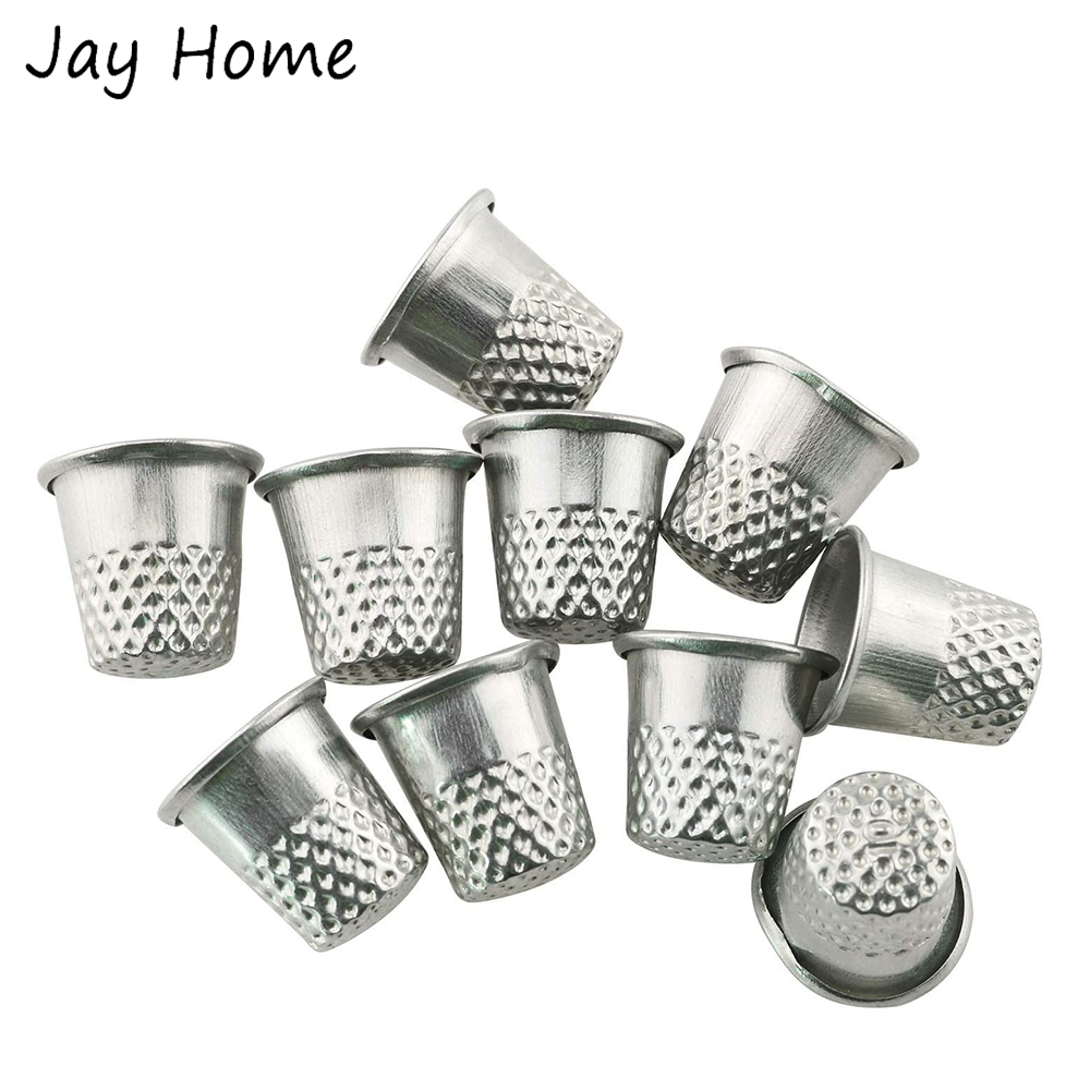 5/10Pcs จักรเย็บผ้าเงิน Thimbl - Sewing Thimble Metal บทวิจารณ์และราคา