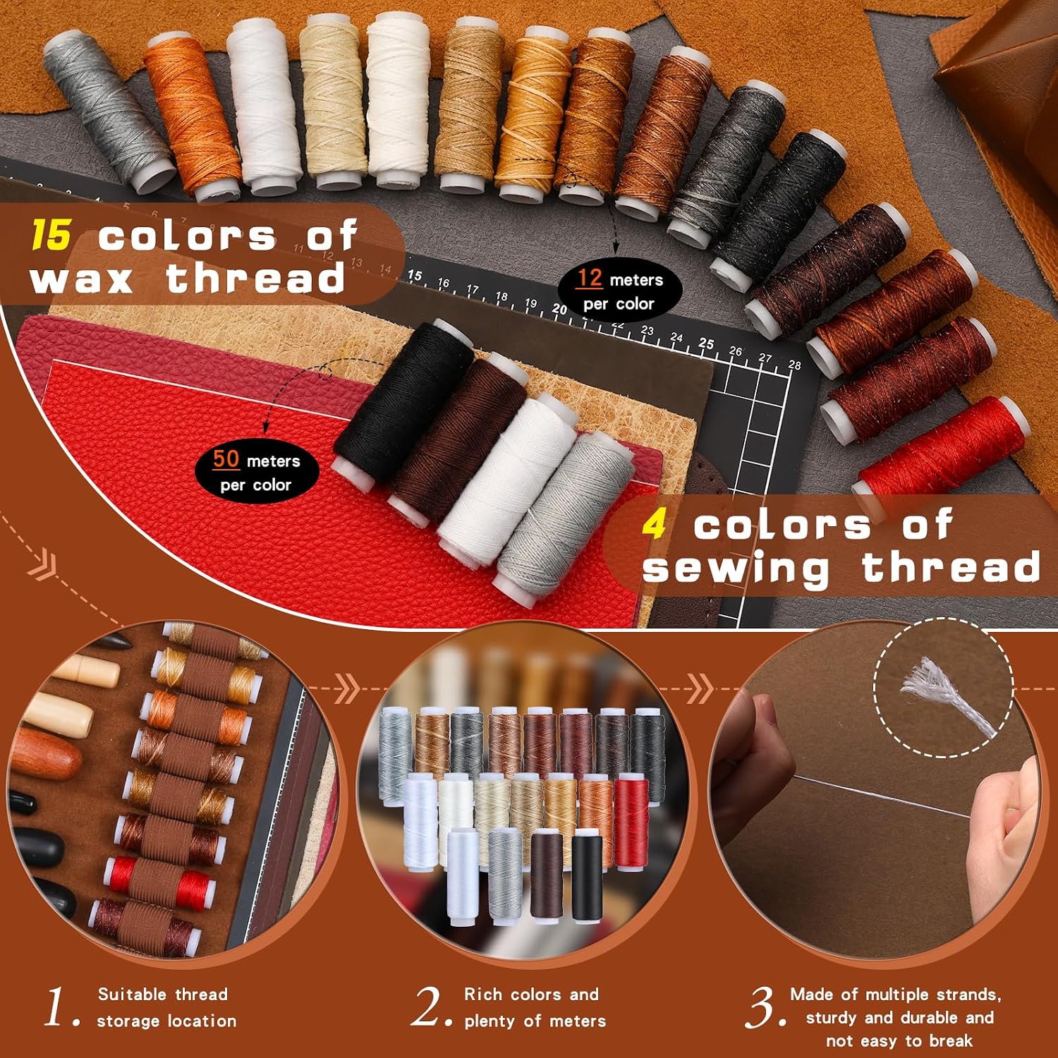 ชุดเครื่องมือหนัง ชุดอุปกรณ์งา - Sewing Custom บทวิจารณ์และราคา