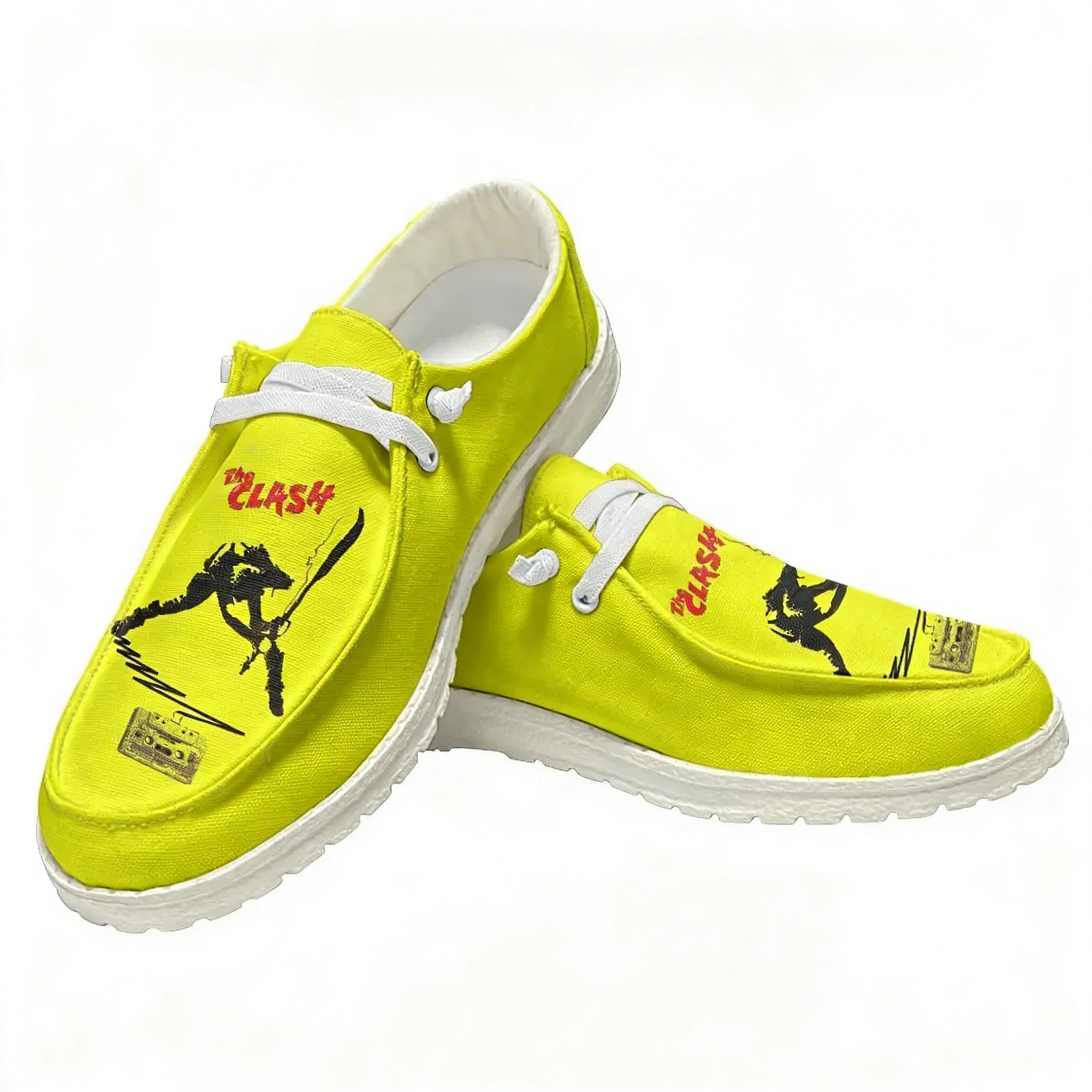 เดอะ แคลช ร็อค แบนด์รองเท้าลำล - Sewing Custom บทวิจารณ์และราคา