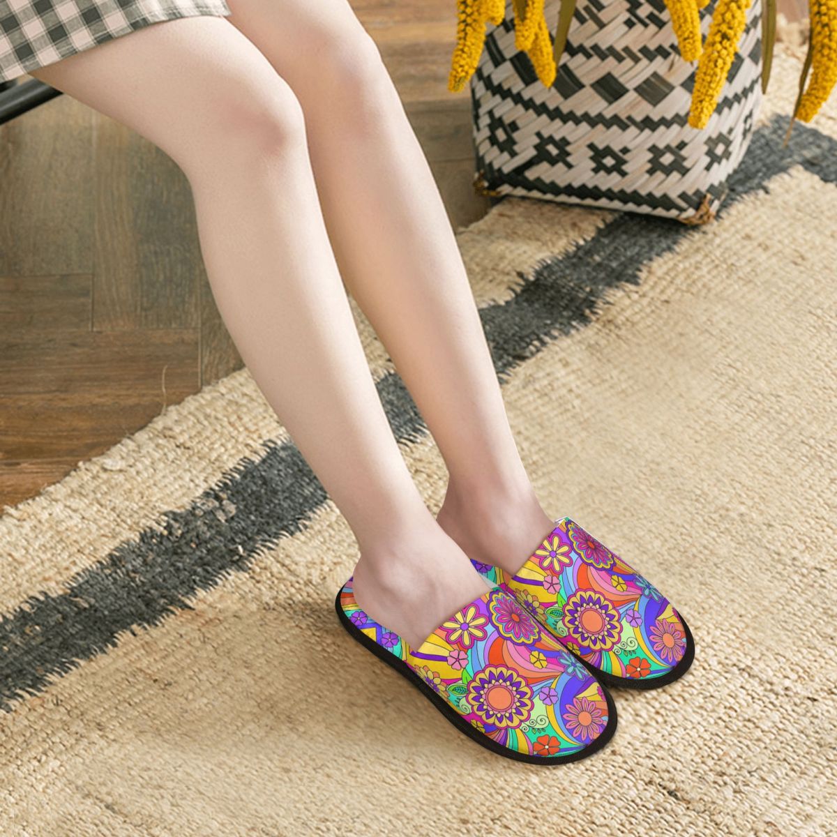 รองเท้าแตะลายดอกไม้สไตล์กรูวี่ - Sewing Custom บทวิจารณ์และราคา