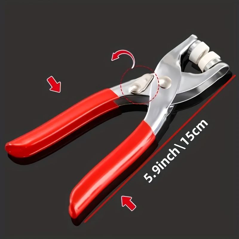 ชุดกระดุมโลหะ 101 ชิ้น พร้อมคี - Snap Button Plier บทวิจารณ์และราคา
