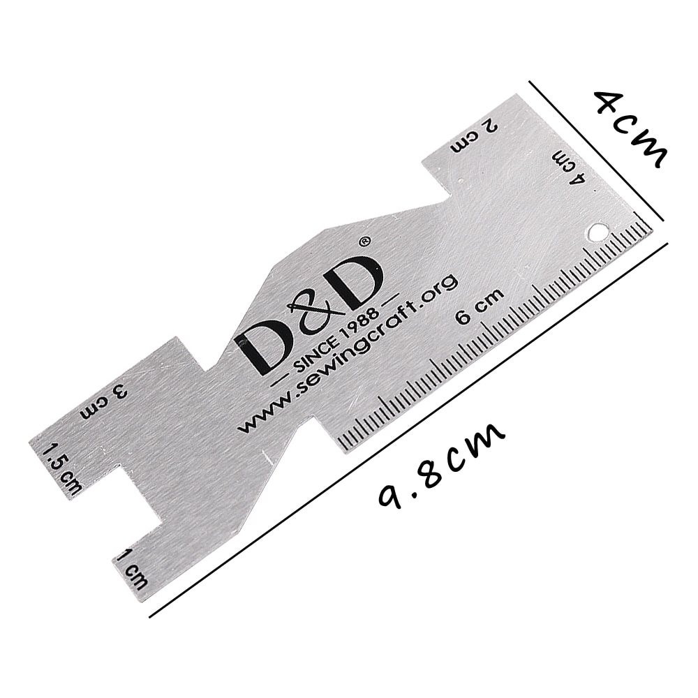 เกจวัดโลหะไม้บรรทัดควิลท์คุณภา - Sewing Gauge Ruler บทวิจารณ์และราคา