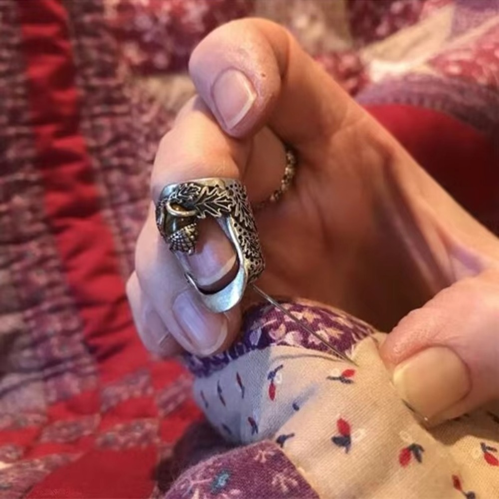 โลหะเปิดเล็บ Acorn Thimble ทนท - Sewing Thimble Metal บทวิจารณ์และราคา