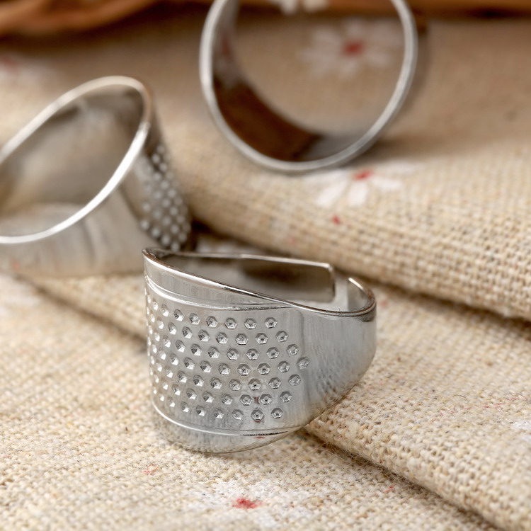 3PcsโลหะThimblesจักรเย็บผ้าตัด - Sewing Thimble Metal บทวิจารณ์และราคา