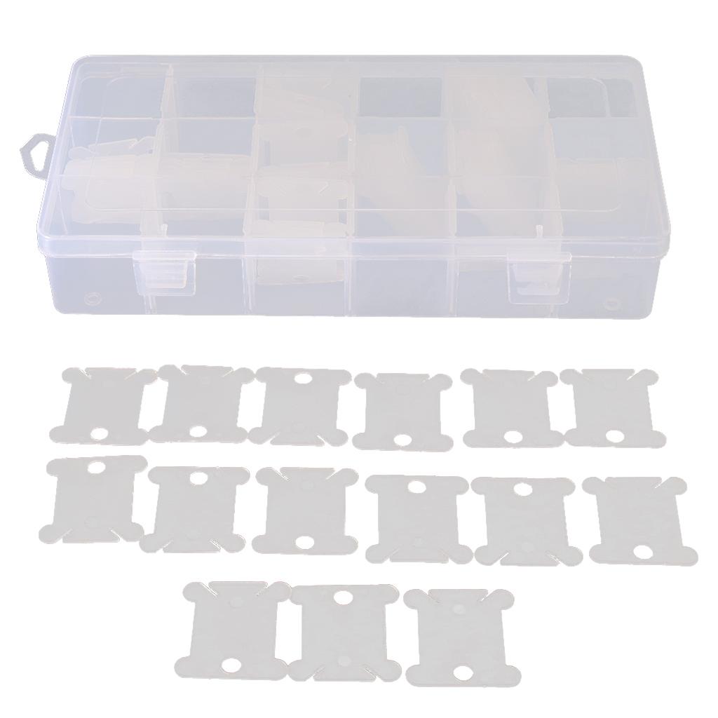 กล่องเก็บไหมปักผ้า 18 ช่อง สำห - Bobbin Organizer Box บทวิจารณ์และราคา