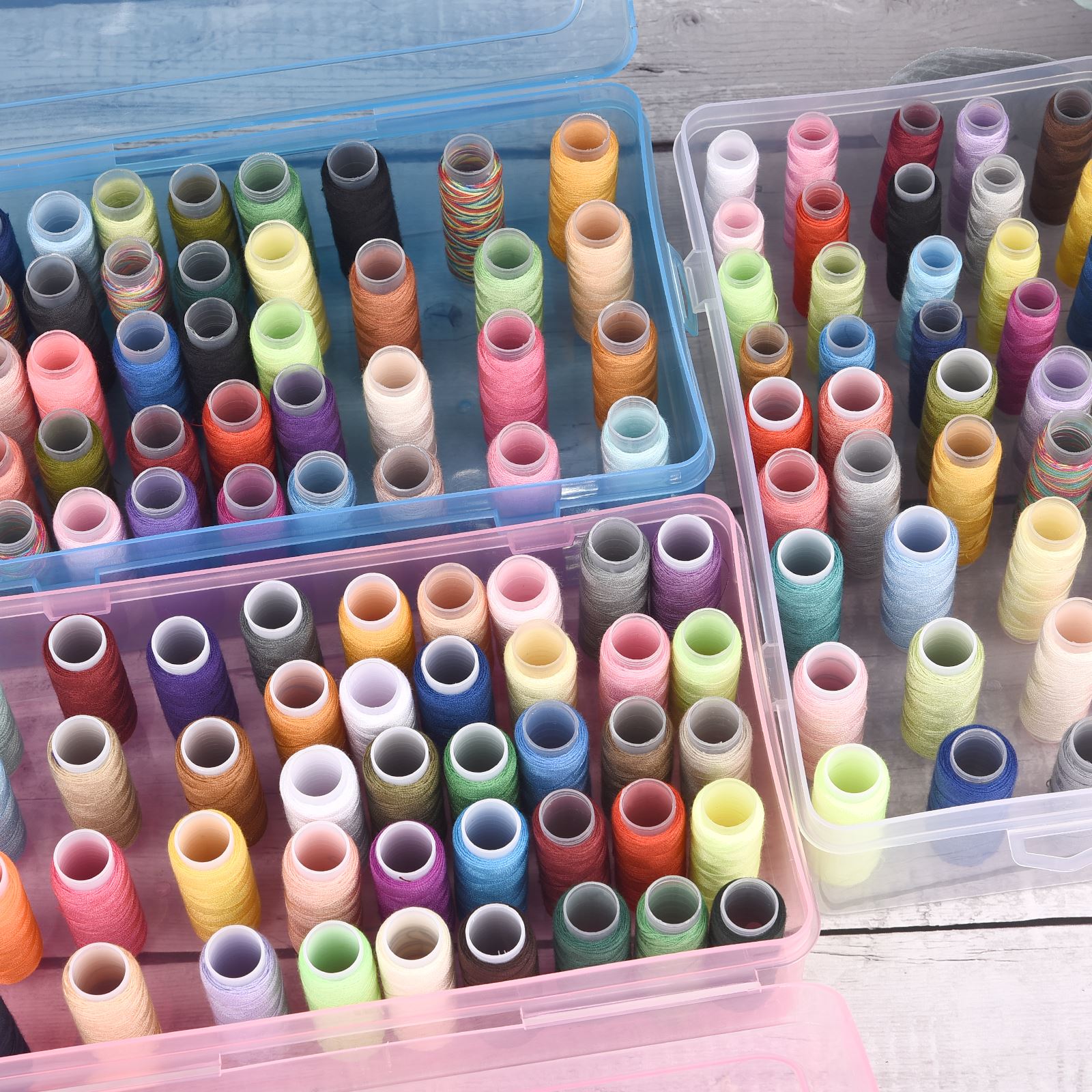 42 แกนด้ายเย็บกล่อง Bobbins กล - Bobbin Organizer Box บทวิจารณ์และราคา