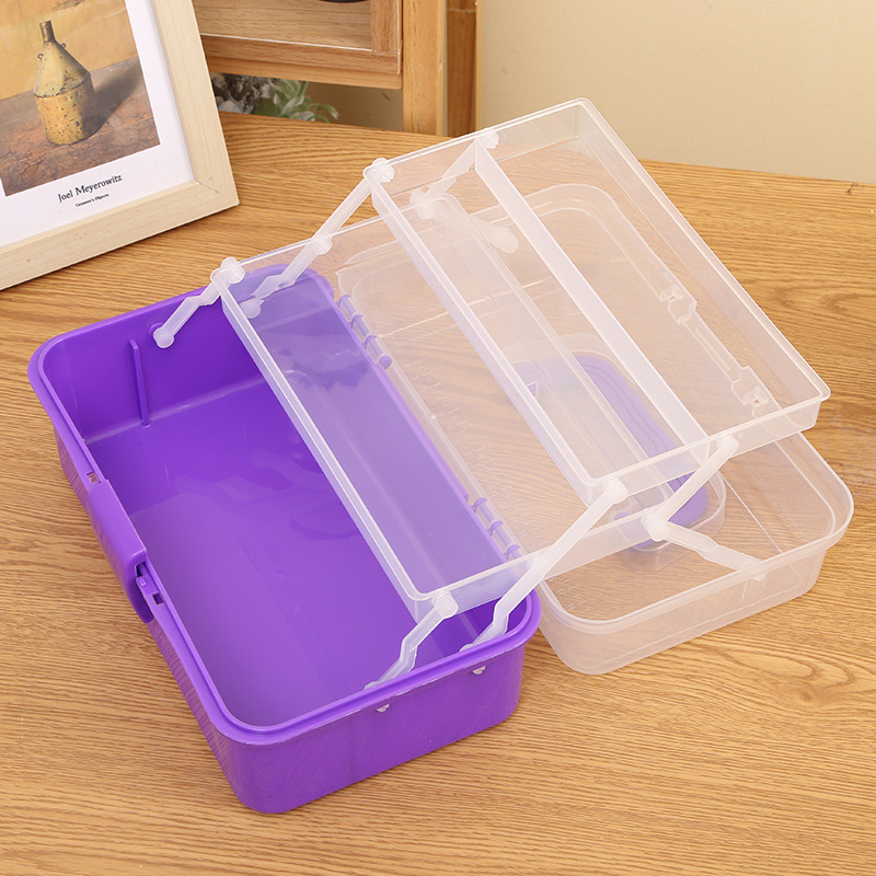 กล่องเก็บของความจุขนาดใหญ่3ชั้ - Bobbin Organizer Box บทวิจารณ์และราคา