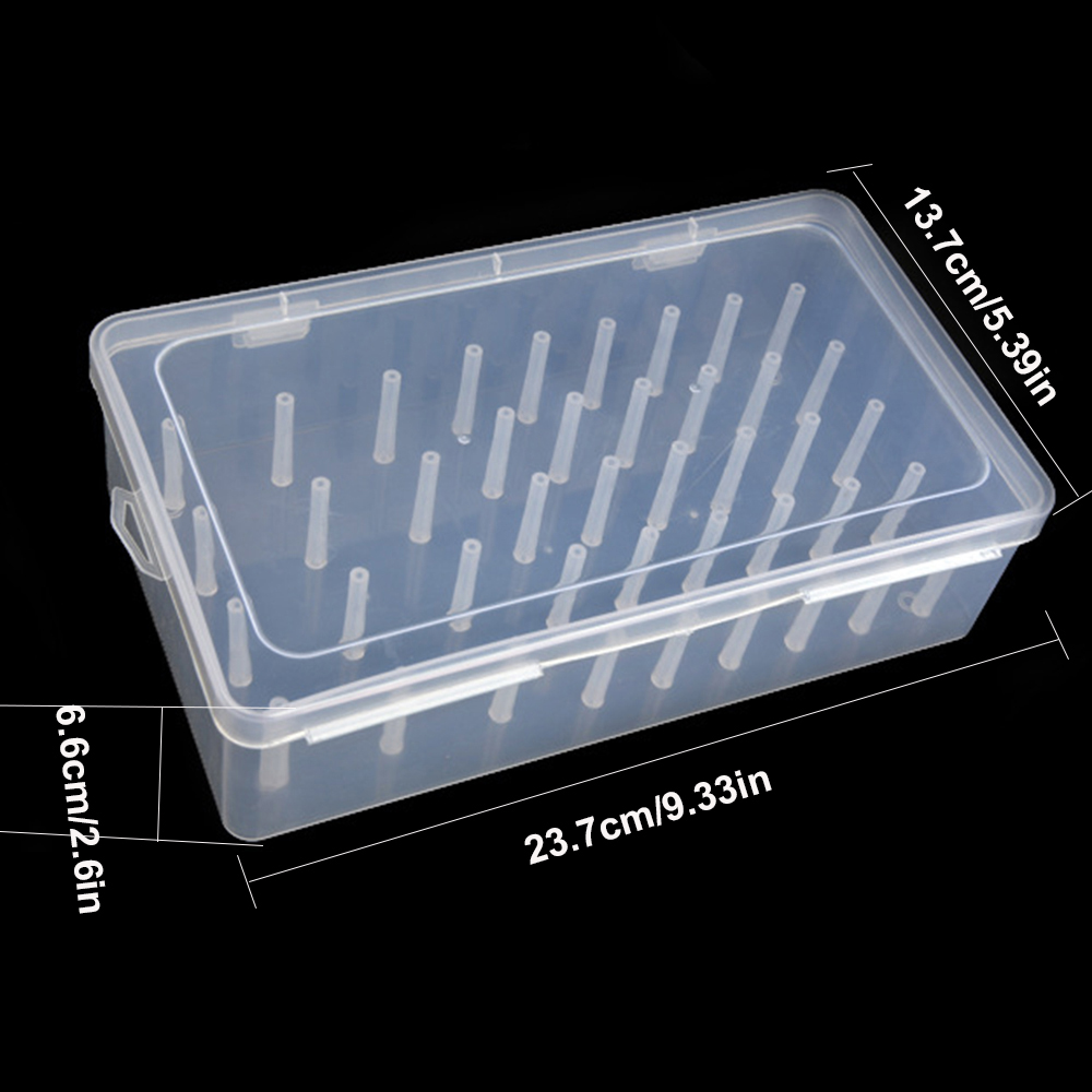 ใหม่ด้ายเย็บกล่อง 42 ชิ้น Spoo - Bobbin Organizer Box บทวิจารณ์และราคา